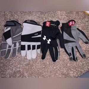 Lacrosse gloves.
